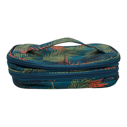 MAKEUP BAG by LUGG In AQUA, Size: MEDIUM