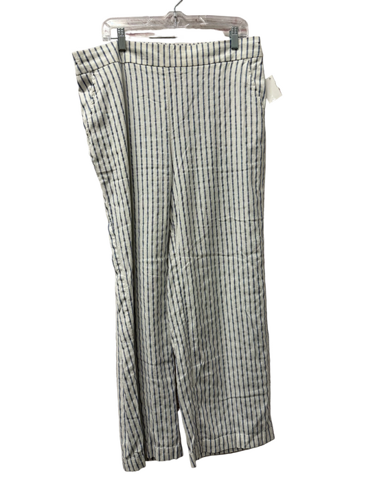 Pants Lounge By Chicos In Blue & White, Size: 14