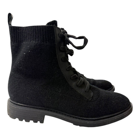 Boots Ankle Heels By Eileen Fisher In Black, Size:7