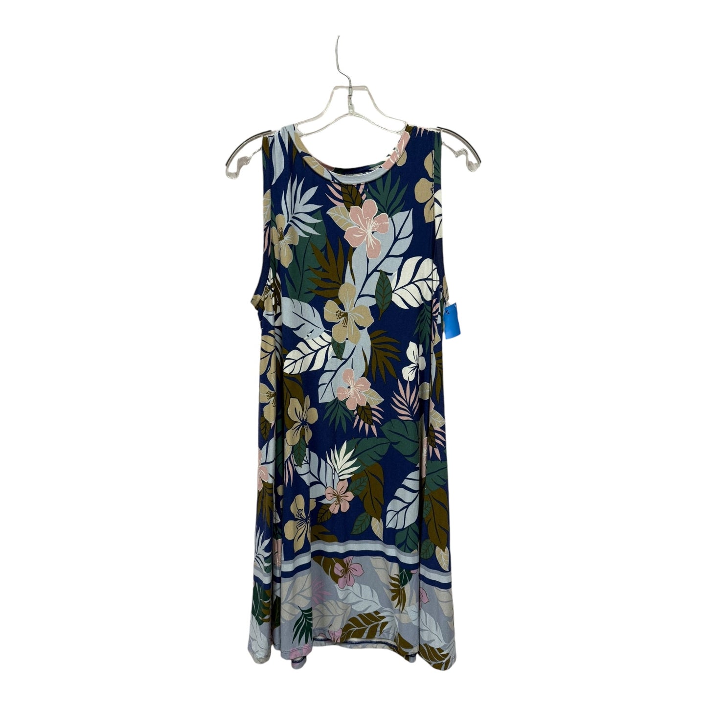 Dress Casual Midi By Loft In Blue, Size:M