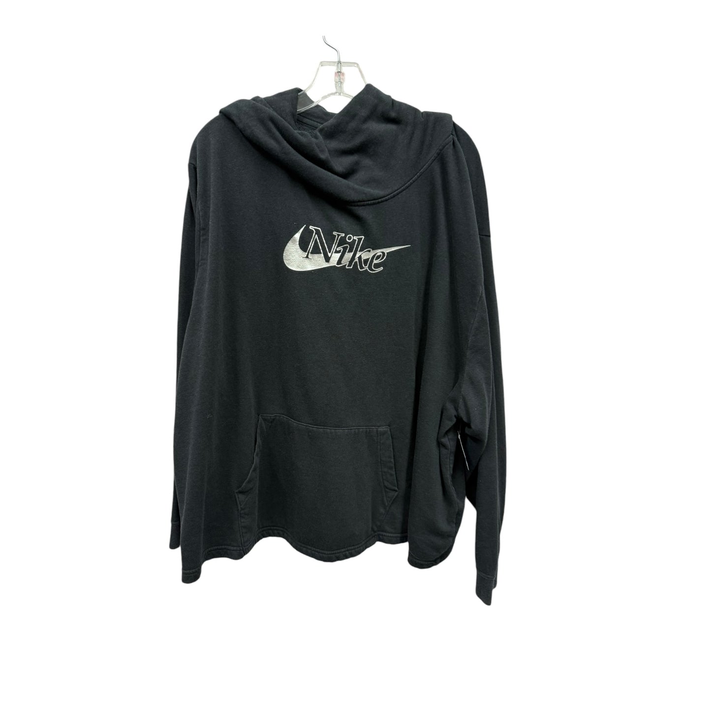 SWEATSHIRT HOODIE by NIKE APPAREL In BLACK, Size: 3X