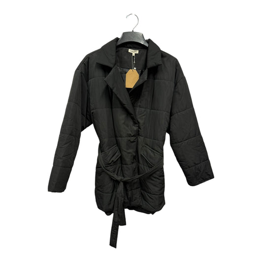 Coat Puffer & Quilted By Main Strip In Black, Size:L