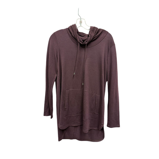 Tunic Ls By Pure Jill In Maroon, Size:S