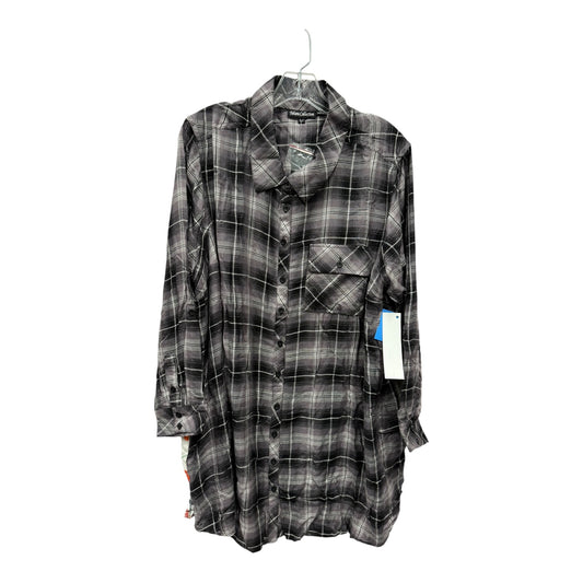 Top Ls By Tolani Collection In Black & Grey, Size:Xlp