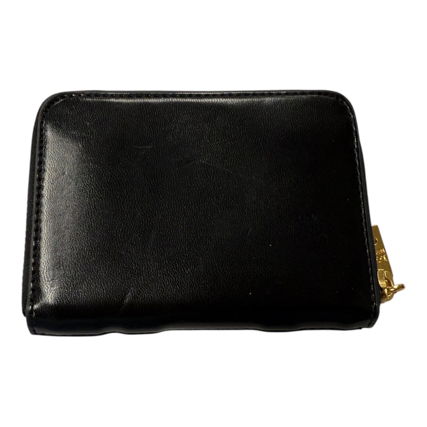 Wallet By Love Moschino In Black, Size:Small