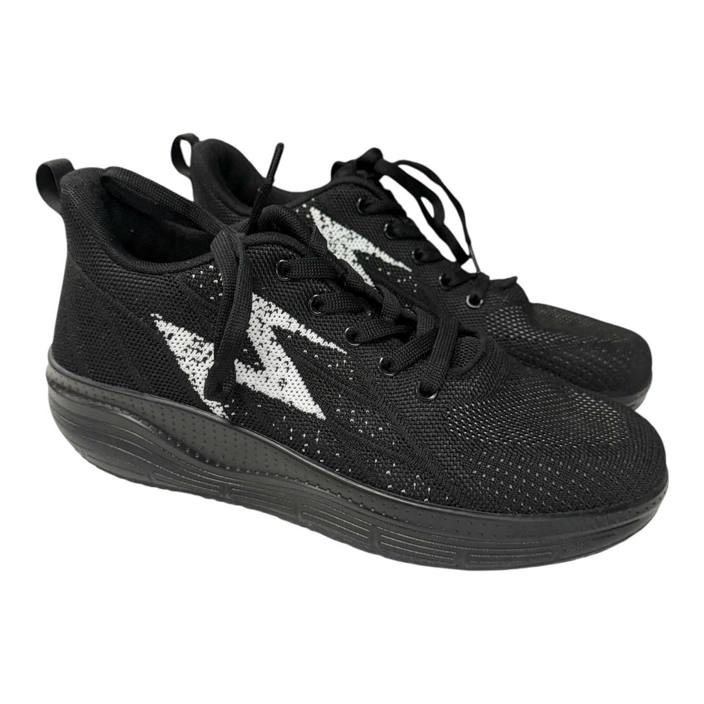 Shoes Athletic  In Black, Size:9.5