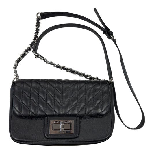 Crossbody Designer By Karl Lagerfeld In Black, Size:Small