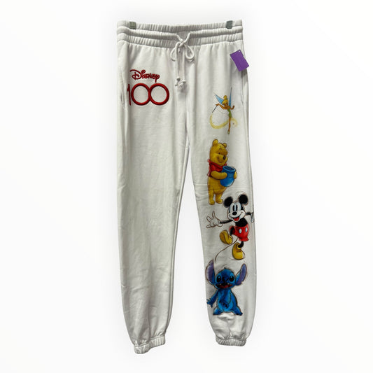 Athletic Pants By Disney In White, Size: M