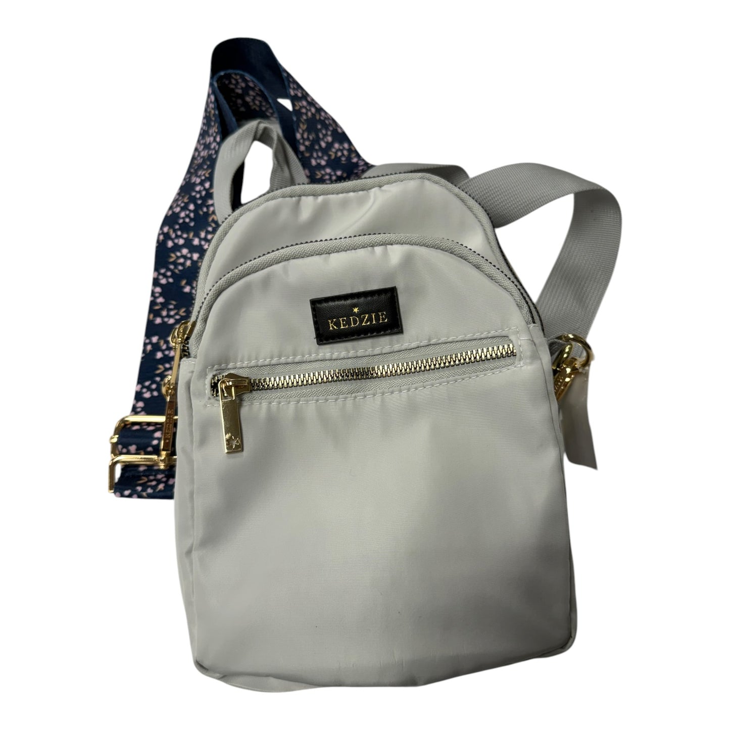 Backpack By Kedzie In Grey, Size:Small