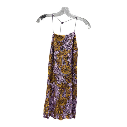 Dress Casual Short By Anthropologie In Purple, Size: L