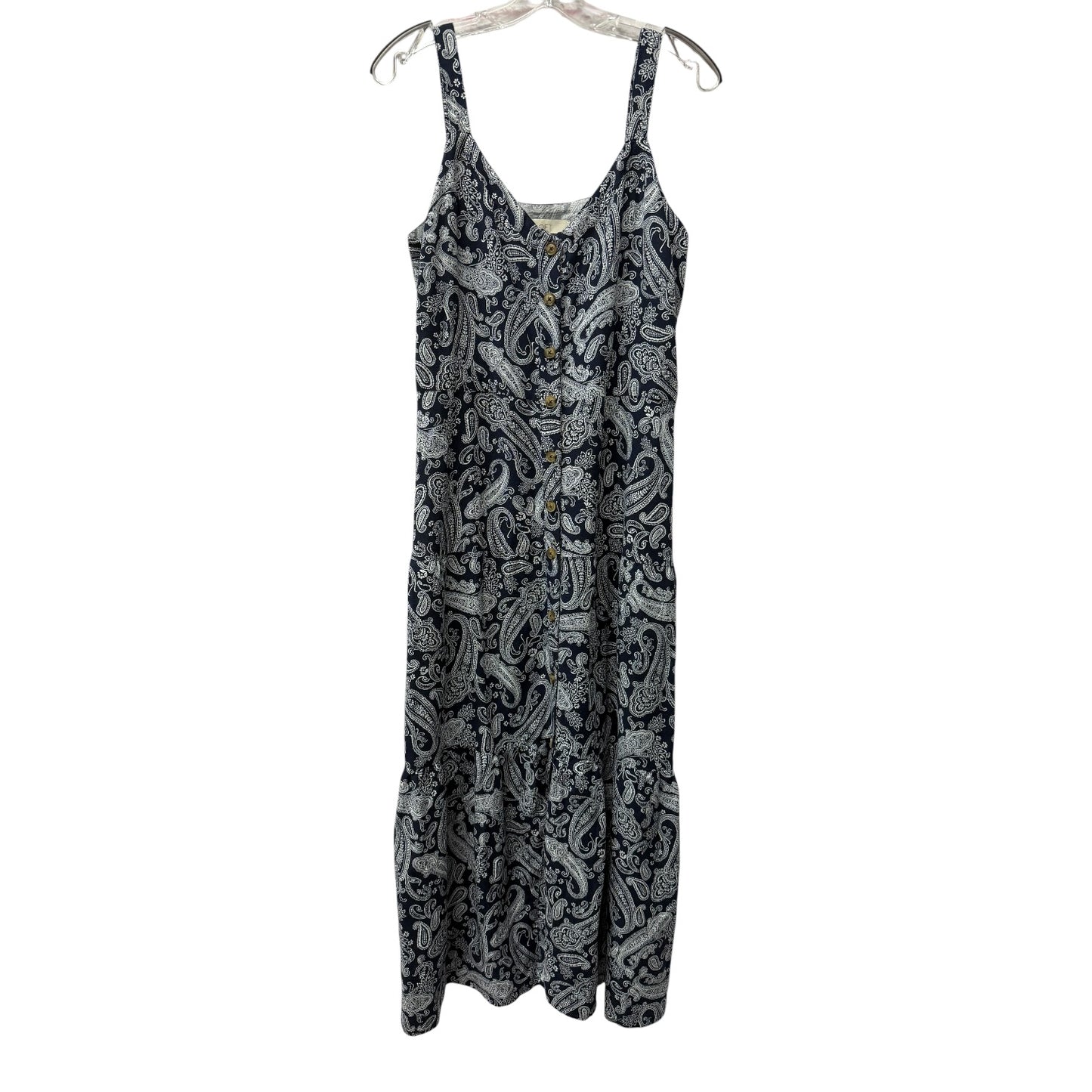 Dress Casual Maxi By Loft In Blue, Size:L