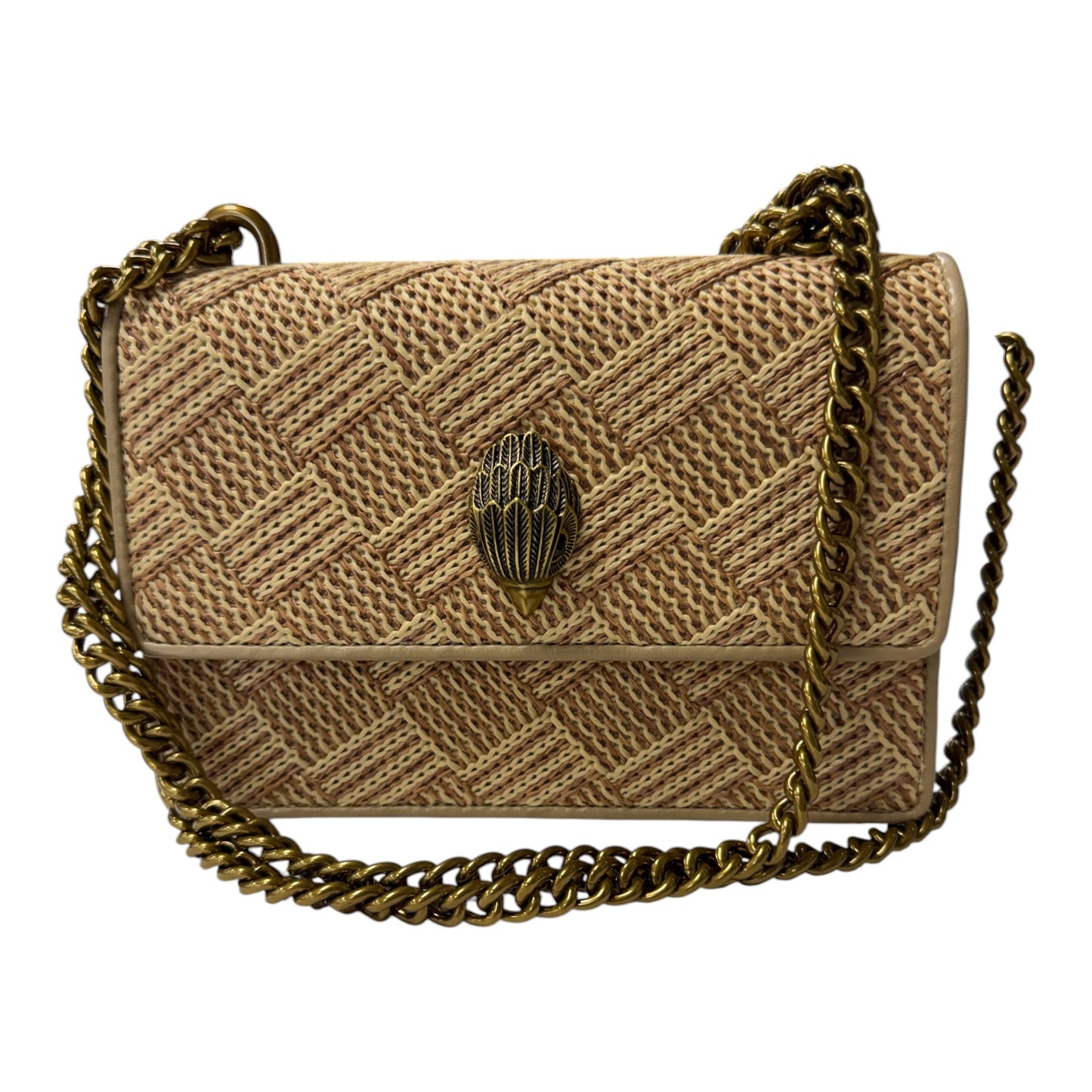Handbag By Kurt Geiger London In Tan, Size:Small