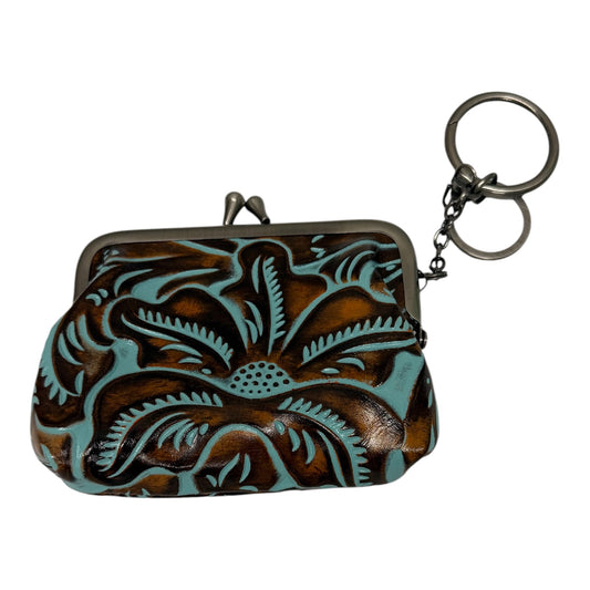 Coin Purse Designer By Patricia Nash In Brown, Size:Small