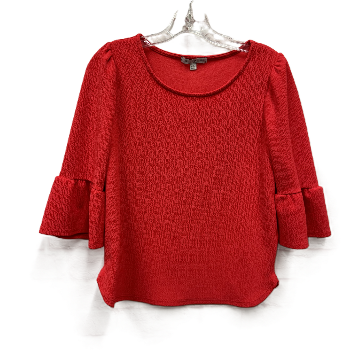 Top Long Sleeve By Green Envelope  Size: L