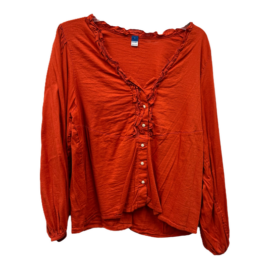Top long Sleeve By Old Navy  Size: L