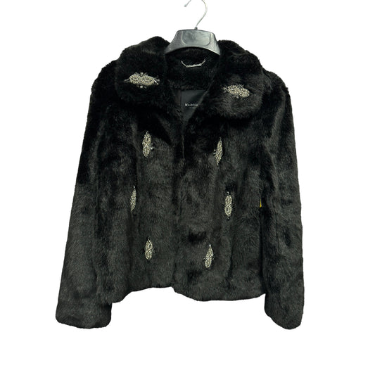 Faux Fur Zip Up Hooded Jacket - Vera's Eyecandy