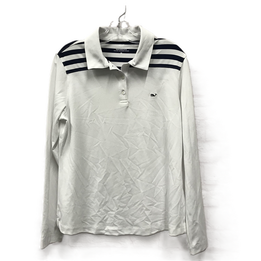 Athletic Top Long Sleeve Collar By Vineyard Vines  Size: M
